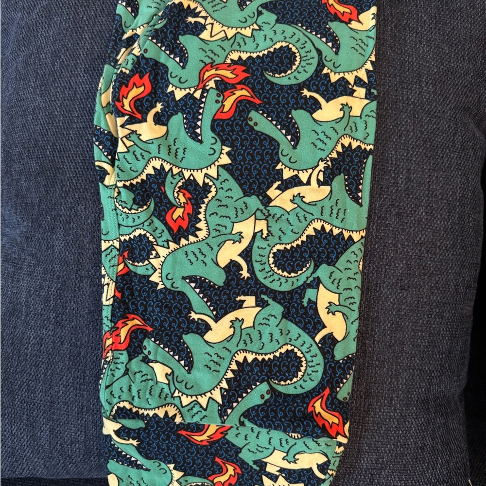 Lularoe Fire breathing dragon leggings